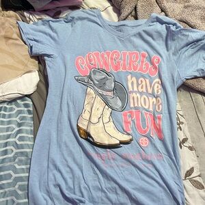 Cowgirl just wanna have fun t-shirt